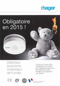 Détecteurs de fumée obligatoires en 2015