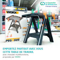 Table de travail polyvalente WORX